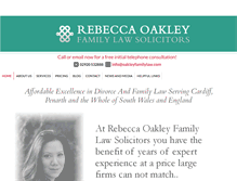 Tablet Screenshot of oakleyfamilylaw.com